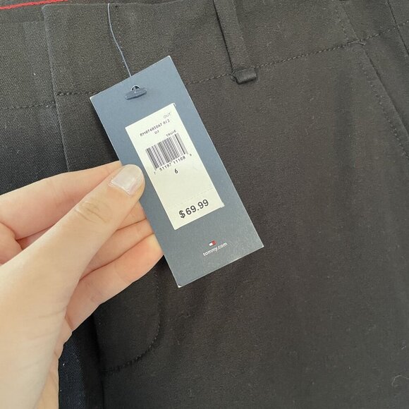 NWT Tommy Hilfiger Blake stretch trouser women's size 6 black business pants - Picture 3 of 10